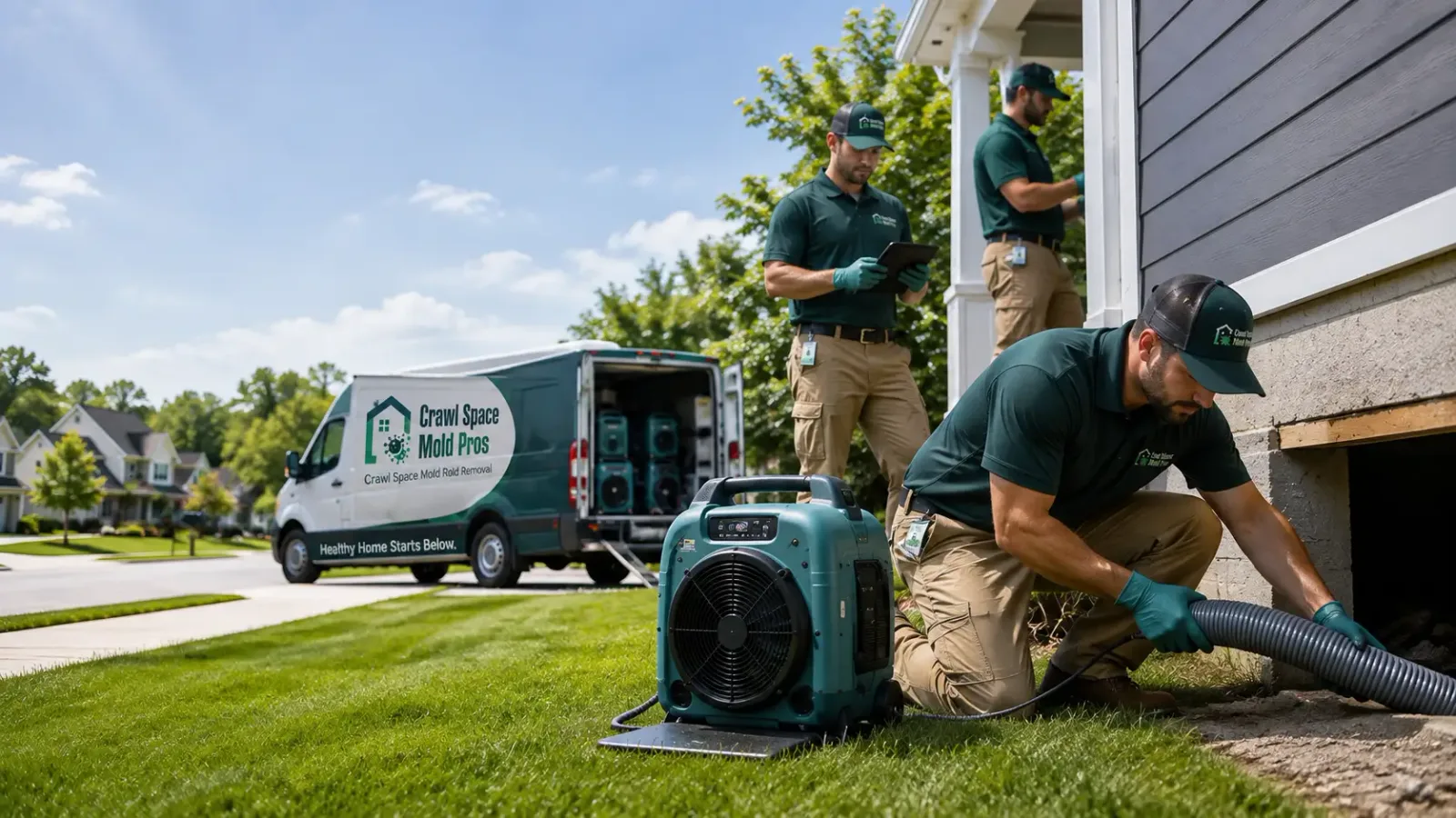 Crawl Space Mold Removal in Arbuckle, CA